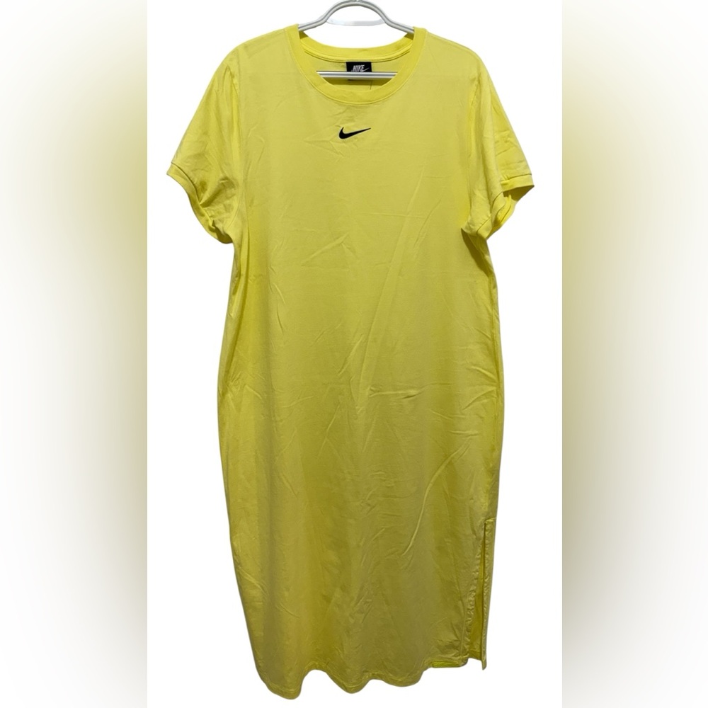 Nike sportswear Yellow Midi Dress